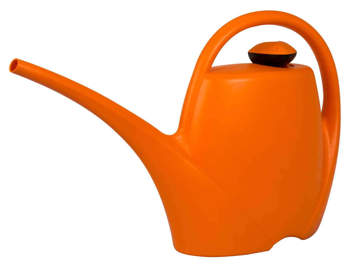 Orange watering can 8 L Stocker Garden