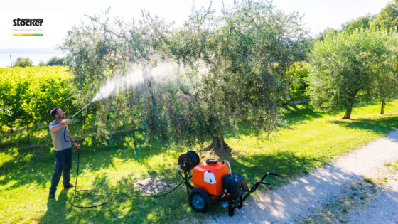 Pomp a a carriola a batteria 100 L