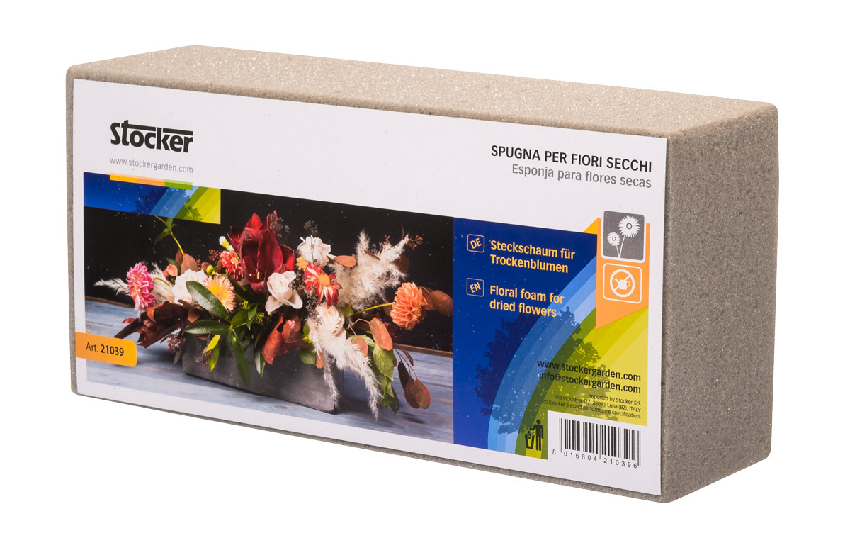 GOCUODE Blumensteckschaum 4er Set - 14x8x4cm Für Frisch- & Kunstblumen