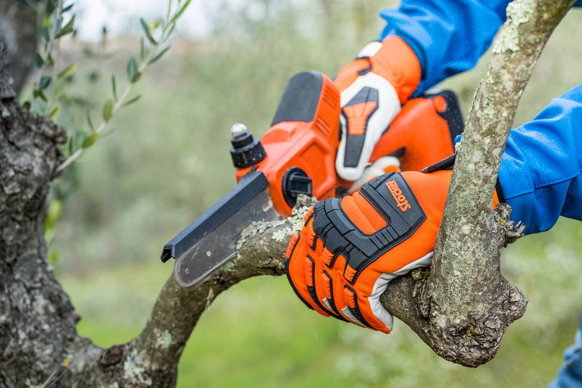 Guantes de trabajo de invierno impermeables con guantes resistentes al corte