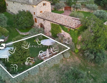 Creare un perimetro barriera utilizzando un nebulizzatore e un kit composto da tubo e ugelli 